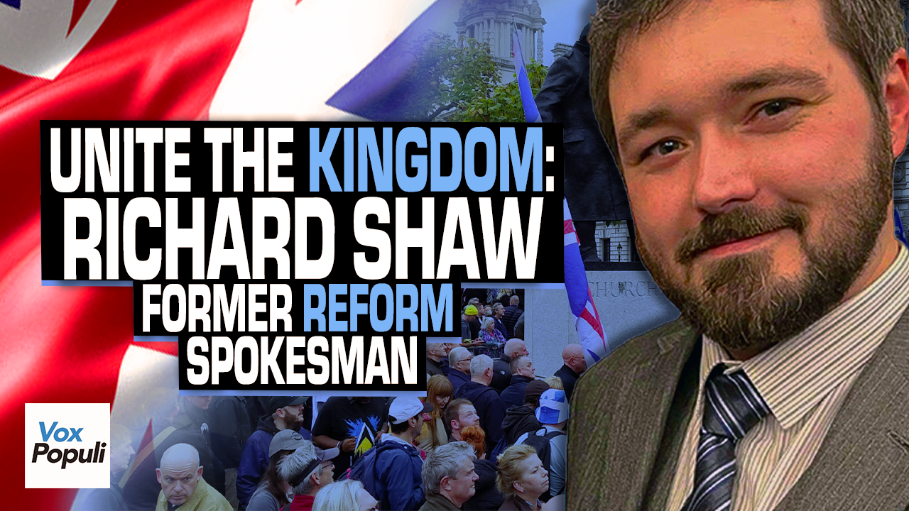 Reform SACKED me for supporting Tommy Robinson – Richard Shaw, Unite The Kingdom