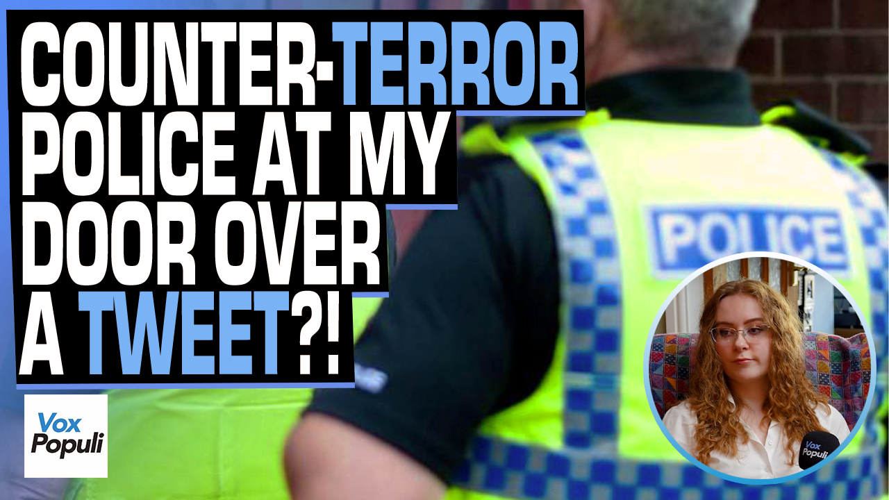 I got visited by counter-terror police for a TWEET?!