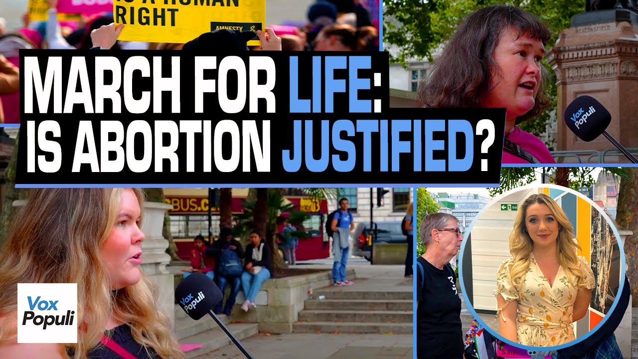 Speaking to Pro-Choice Protesters: March for Life UK 2024